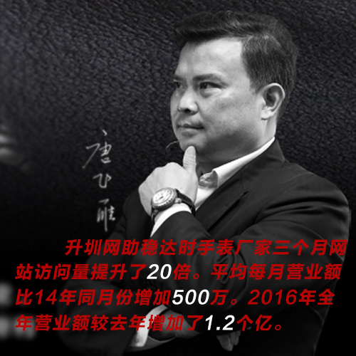 中國最大的手表廠家,網絡銷售1.5億